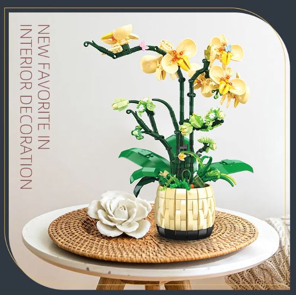 Orchid with vase lego