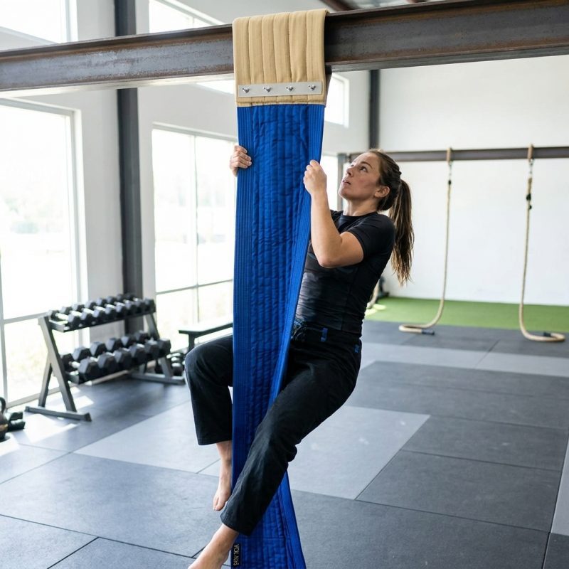 Jiu-Jitsu & Judo Climbing Gi – 2m x 30cm Blue Grip Strength Trainer