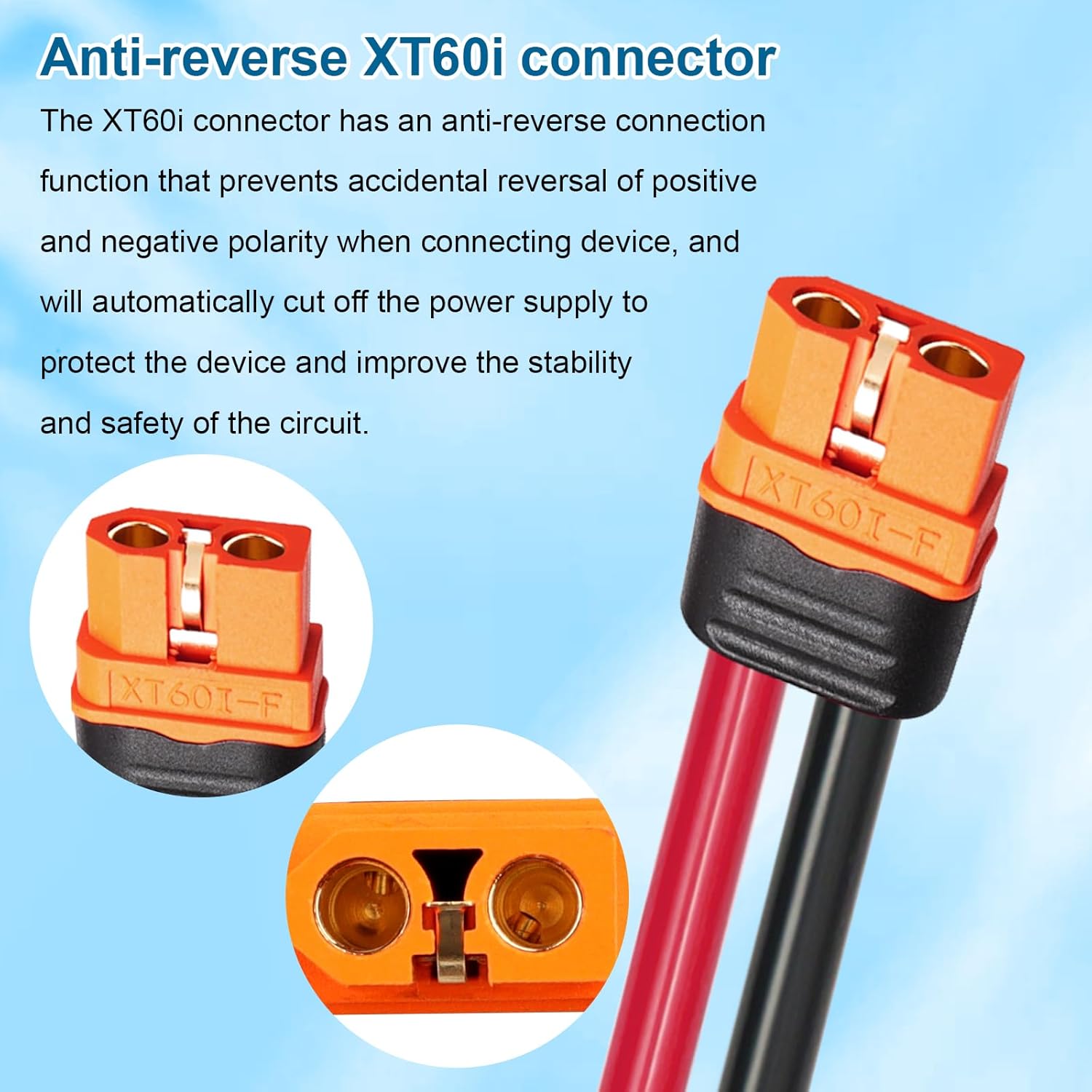 Solar Panel Connector to XT60i female Solar Charging Cable – 3.5m for EcoFlow - Image 2