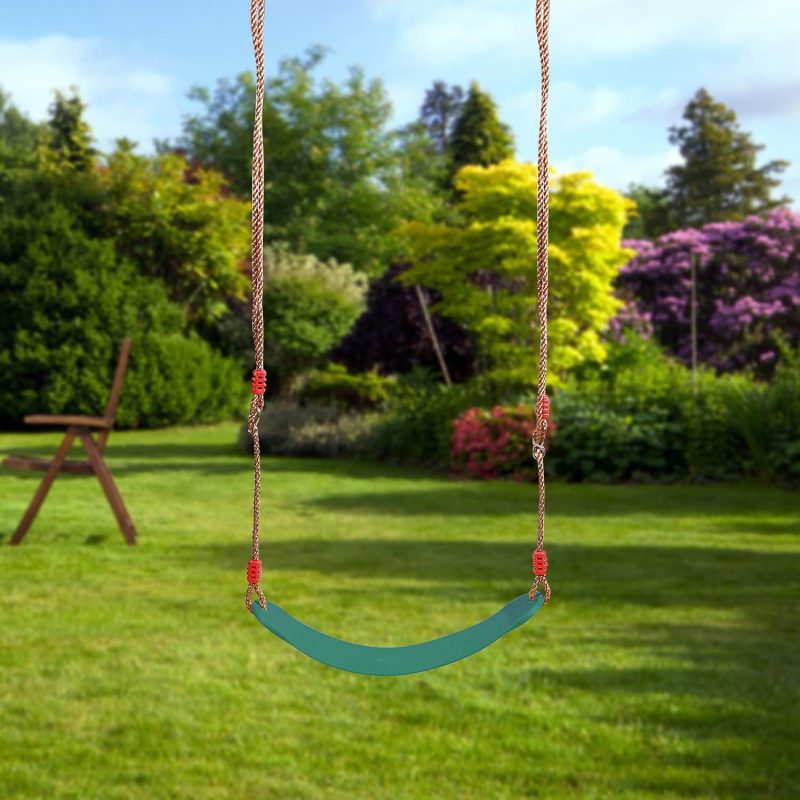 Belt Swing Seat for Kids with Adjustable Rope
