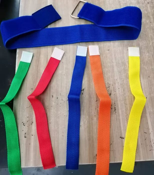 Tag belt with 5 Tails: Multi-Person Fun for All Ages!