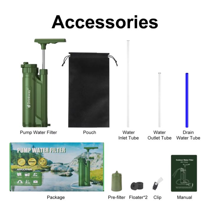 Purewell® Reverse Osmosis Outdoor Water Pump Filter: 0.0001μm - Image 4