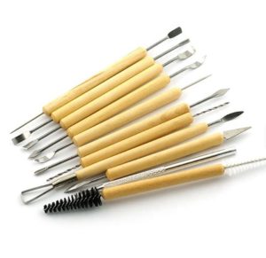 11-Piece Ceramic Clay Tools Kit: Essential Pottery Sculpting Set for DIY Crafters