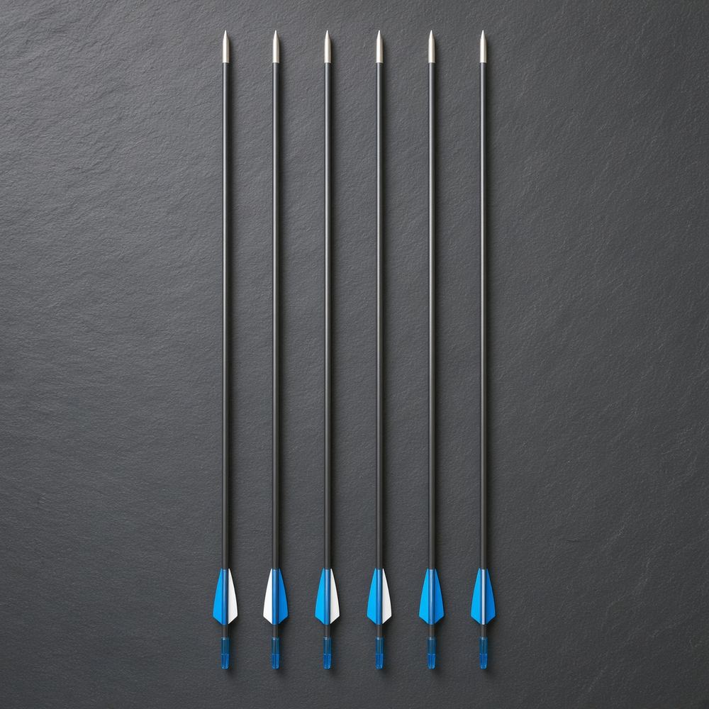 80 cm Fibreglass Training Arrows | 6-Pack