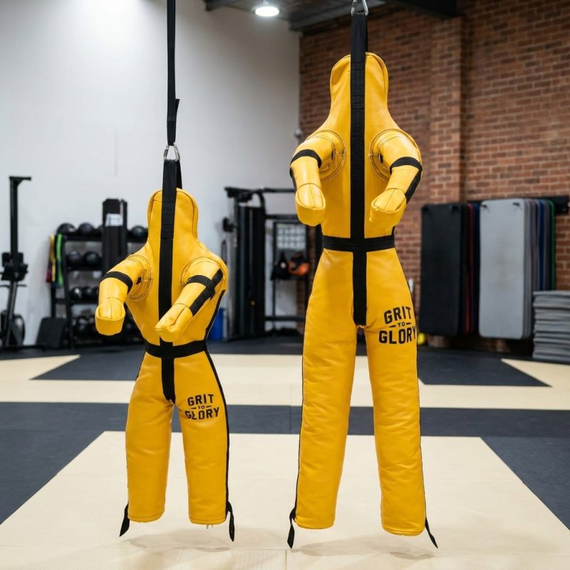 Grit to Glory Bruce Lee Yellow Grappling Dummy – Adult 180cm or Junior 130cm