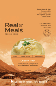 Real Meals | Cheesy Mash