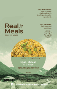 Real Meals | Eggs, Cheese and Chives