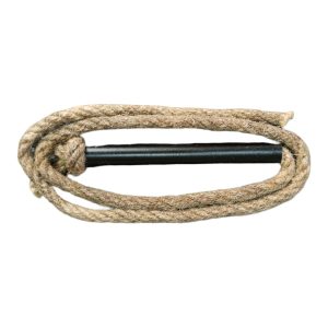 Waxed Jute Tinder Rope with Aluminium Sleeve – 6×660mm Flint & Ferro Fire Starter