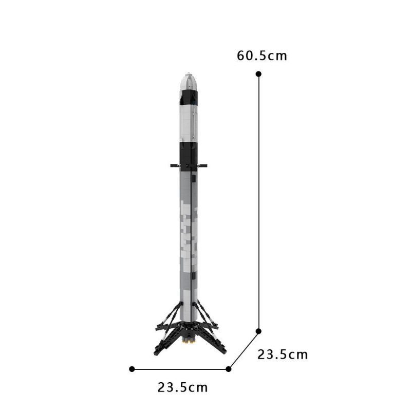 Space X Falcon 9 Rocket Buildmoc – 860 Pieces