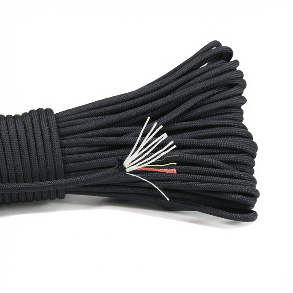 Survival Cord – Multi-Function Paracord with Fire Tinder, Fishing line & Cotton thread - Image 5