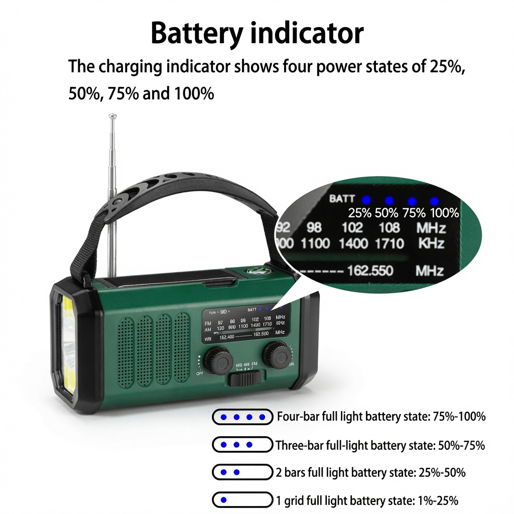 20000mAh Emergency Radio - 74,000mWh - Image 8