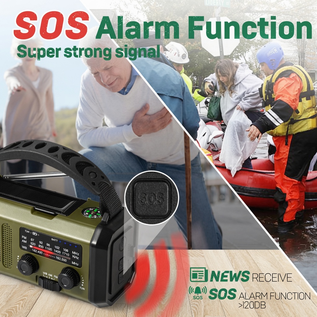 20000mAh Emergency Radio - 74,000mWh - Image 6