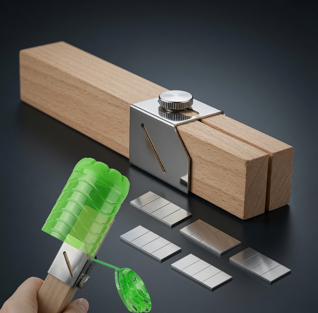 Plastic Bottle Rope Cutter with 5 spare blades