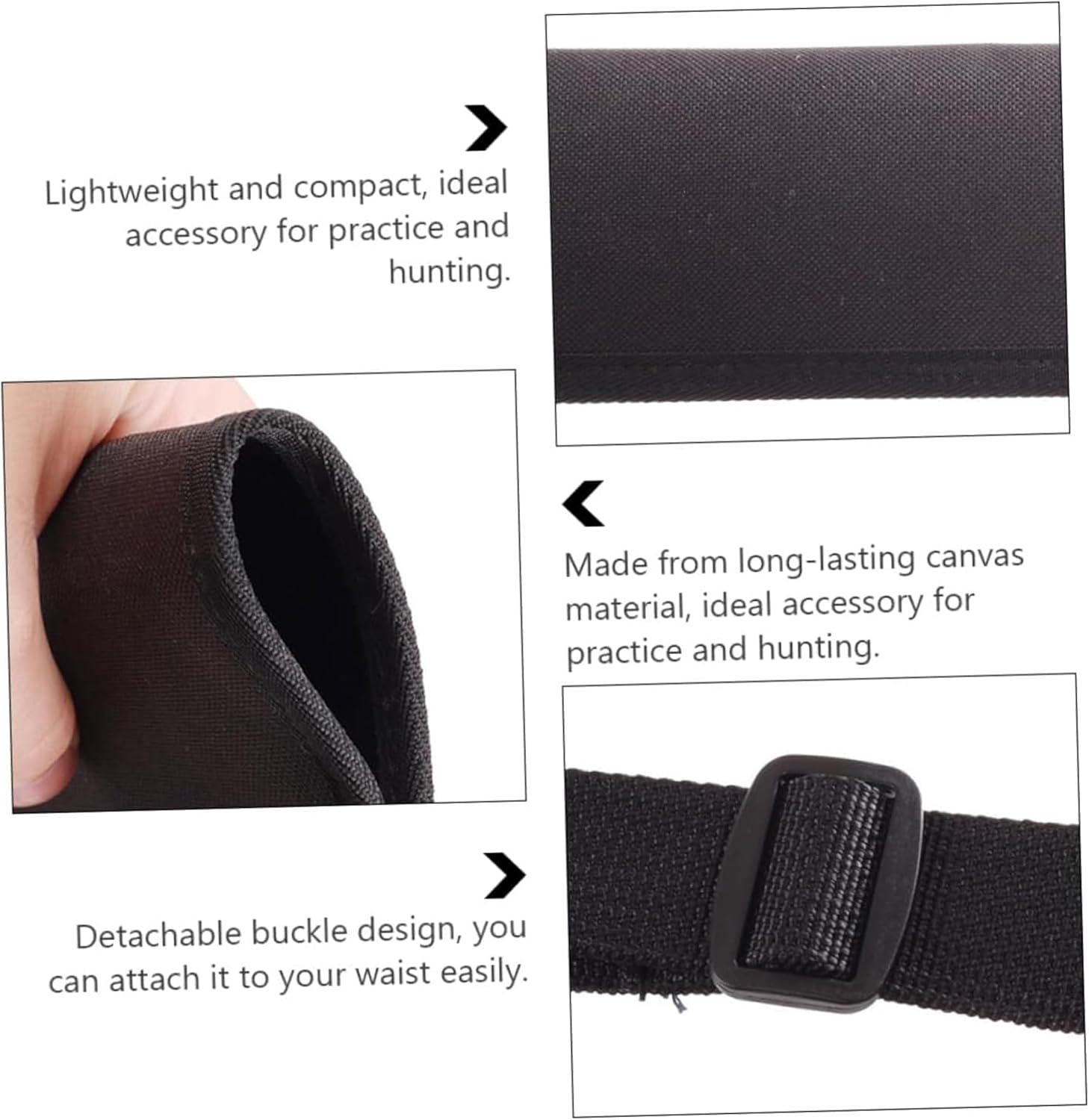 Kids Arrow Quiver — Black - Image 2