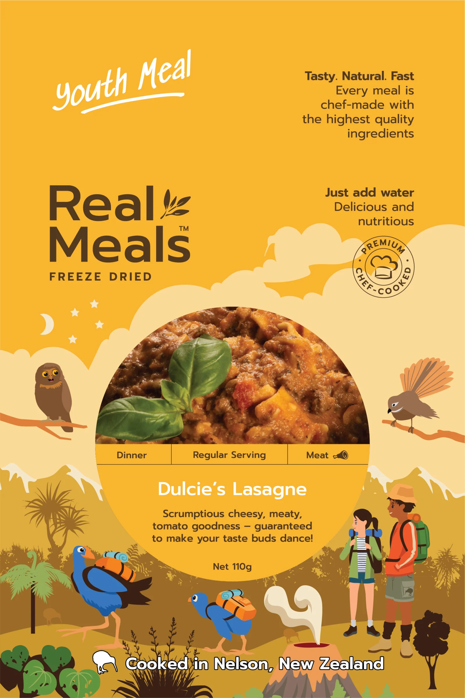Real Meals Youth Dulcie’s Lasagne | Ready in 10 Minutes