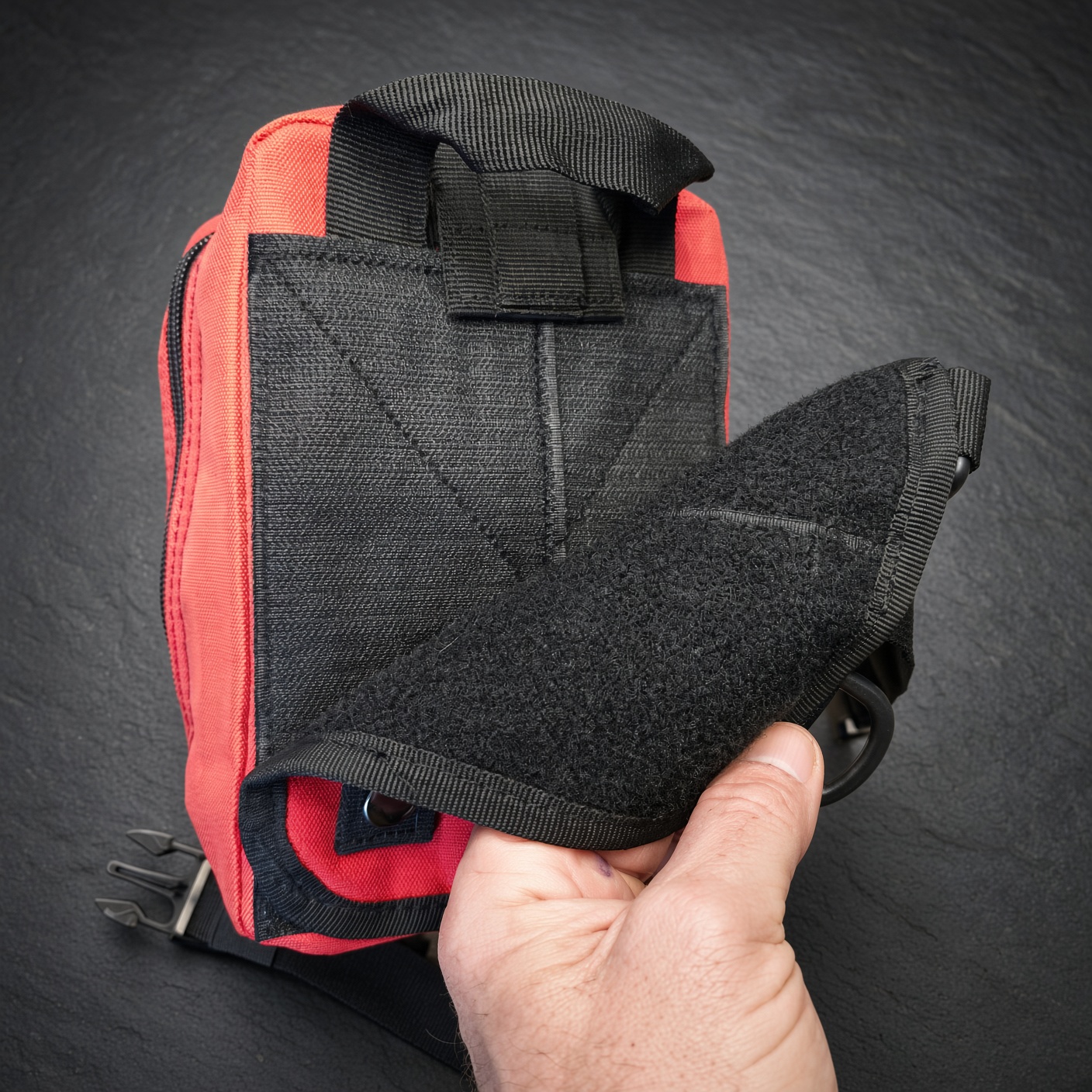 Red MOLLE EMT Pouch — 600D, Rip-Away (Bag Only) - Image 6