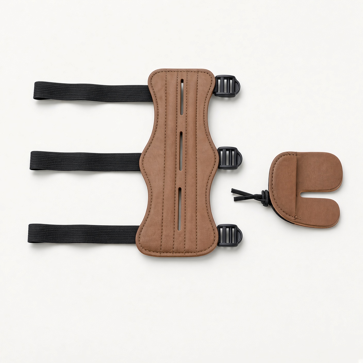 Beginner Archery Set — Leather Arm Guard + Finger Tab