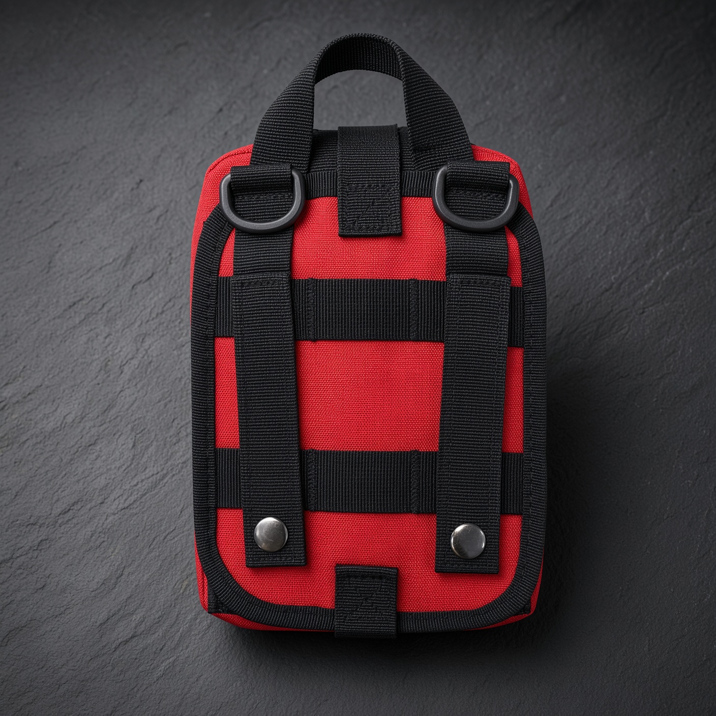 Red MOLLE EMT Pouch — 600D, Rip-Away (Bag Only) - Image 3